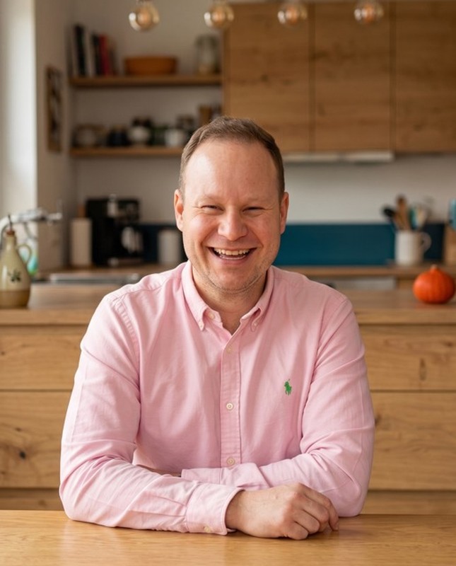 Georg „Schorsch“ Strohschein am Küchentisch